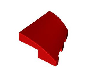 LEGO Red Slope 2 x 2 x 0.6 Curved Angled Left (5095)