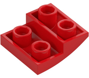 LEGO Red Slope 2 x 2 x 0.7 Curved Inverted (32803)