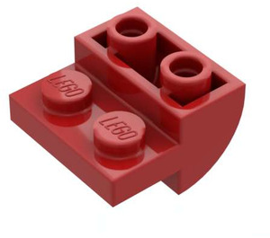 LEGO Rood Helling 2 x 2 x 1 Gebogen Omgekeerd (1750)