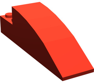 LEGO Red Slope 2 x 2 x 8 Curved (41766)