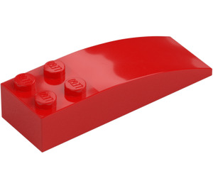 LEGO Rouge Pente 2 x 6 Incurvé (44126)