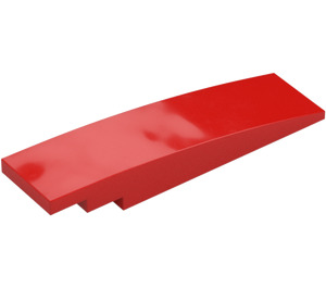 LEGO Red Slope 2 x 8 Curved (42918)