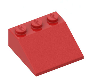 LEGO Czerwony Nachylenie 3 x 3 (25°) (4161)