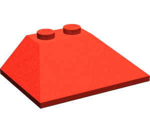 LEGO rouge Pente 3 x 4 Double (45° / 25°) (4861)