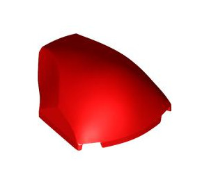 LEGO Red Slope 4 x 5 x 1.3 Curved (4898 / 85834)