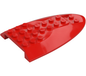 LEGO Red Slope 6 x 10 with Double Bow (87615)