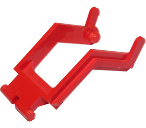 LEGO Red Small Digger Bucket Arm 2 x 6 x 2 (3314)