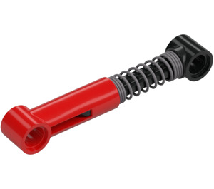 LEGO Red Small Shock Absorber with Hard Spring with Tight End Coils (89954)