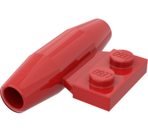 LEGO Rosso Piccolo Liscio Motore con 1 x 2 Lato Piastra (senza supporti per assi) (3475)