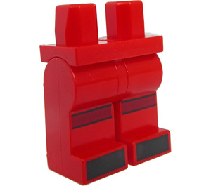 LEGO Rosso Calcio Player Minifigure Fianchi e gambe (100311 / 100965)