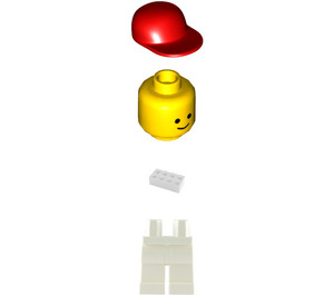 LEGO rot SOX Minifigur