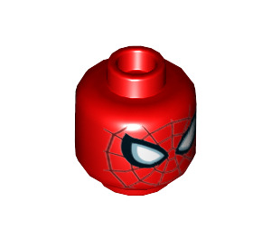 LEGO Rood Spider-Man Minifigure Hoofd (Verzonken Solid Stud) (3626 / 45854)