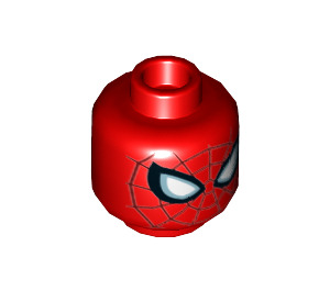 LEGO Red Spider-Man Minifigure Head (Recessed Solid Stud) (3626 / 45854)