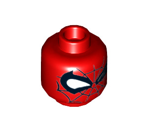 LEGO Red Spider-Man with Short Legs and Wink Minifigure Head (Recessed Solid Stud) (3626 / 29049)