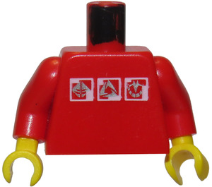 LEGO Red Sports Torso (973 / 73403)