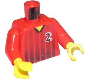 LEGO Red Sports Torso with 2 (973)