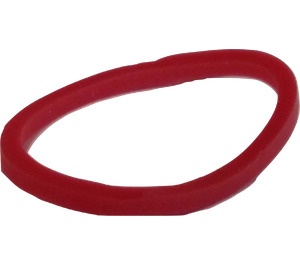 LEGO Rood Vierkant Cut Rubber Band 20 mm (71157 / 71509)