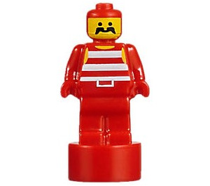 LEGO Röd Statuette med Pirat (12685)