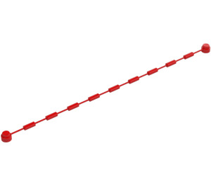 LEGO Red String with Coupling Points and End Studs 1 x 21 (1155 / 63141)