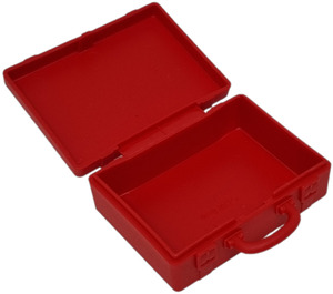 LEGO Red Suitcase with Film Hinge (33007)