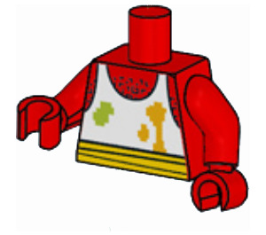 LEGO Red Sushimi Torso (973)