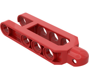 LEGO Red Suspension Arm with Rounded Ball Socket (Beveled Ball Socket) (32195)