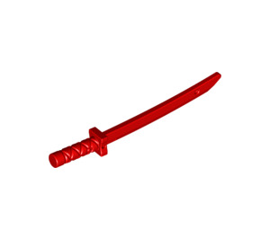 LEGO Red Sword with Square Guard and Capped Pommel (Shamshir) (21459)