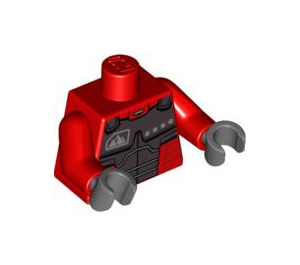 LEGO Red Takeshi Torso (973 / 76382)