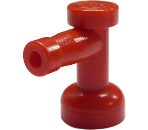 LEGO Red Tap 1 x 1 with Hole in End (4599)