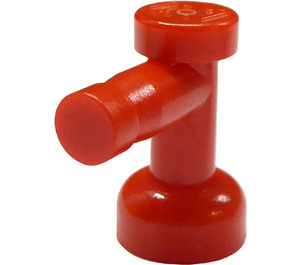 LEGO Red Tap 1 x 1 without Hole in End (4599)