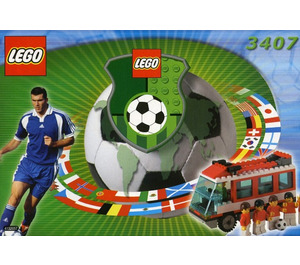 LEGO Red Team Bus Set 3407