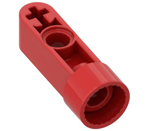 LEGO rot Technic Strahl 3.8 x 1 Strahl mit Click Rotation Ring Socket (41681)