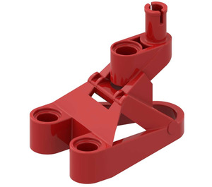 LEGO Red Technic Connector 3 x 4.5 x 2.333 with Pin  (32576)