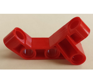 LEGO Rood Technic Connector Blokje 4 x 4 x 2 (44137)