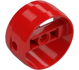 LEGO Red Technic Cylinder with Center Bar (41531 / 77086)