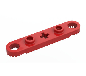 LEGO rot Technic Rotor 2 Klinge mit 2 Bolzen (2711)