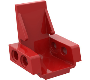 LEGO Red Technic Seat 3 x 2 Base (2717)