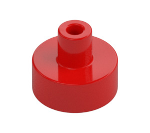 LEGO Rood Tegel 1 x 1 Rond met Hollow Staaf (20482 / 31561)