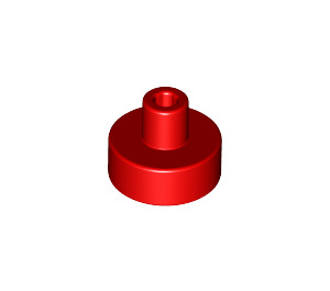 LEGO rouge Tuile 1 x 1 Rond avec Hollow Barre (20482 / 31561)