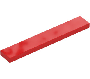 LEGO Red Tile 1 x 6 (6636)