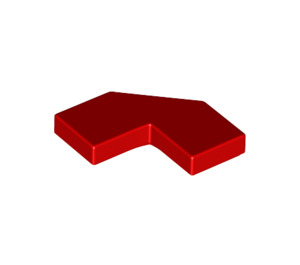 LEGO Red Tile 2 x 2 Corner with Cutouts (27263)