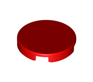 LEGO rouge Tuile 2 x 2 Rond avec porte-goujon inférieur (14769)