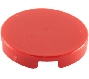 LEGO Red Tile 2 x 2 Round with "X" Bottom (4150)