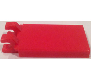 LEGO Rojo Plana 2 x 3 con Horizontal Clips (Clips en ángulo) (30350)