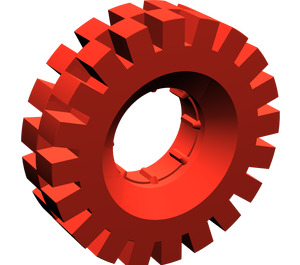 LEGO Red Tire Ø43 x 11 (17 mm Inside Diameter) (3634)