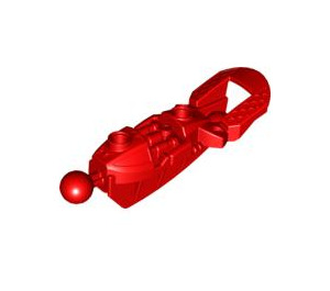 LEGO Red Toa Upper Leg / Knee Armor with Ball Joints (53548)