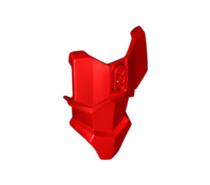 LEGO rouge Torse avec Indented Waist et Hanche Armor (90652)
