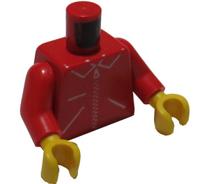 LEGO Red Torso with Zippered Jacket (973)