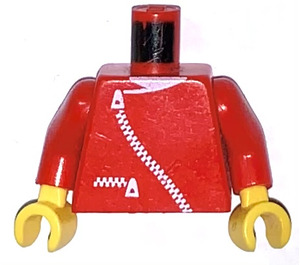 LEGO Rojo  Town Torso (973)