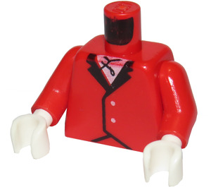 LEGO Red Town Torso with riding jacket (973 / 73403)